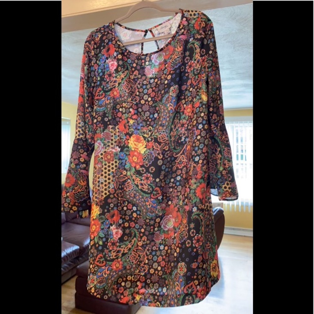 Beige by eci Floral dress